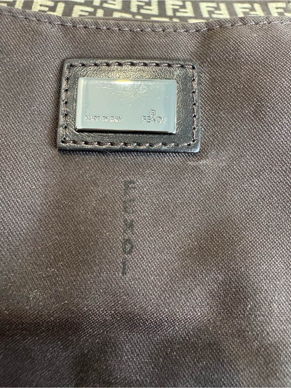 Fendi Monogram Zucca FF Flap Crossbody Messenger Bag in Brown and Beige Canvas - Picture 8 of 16